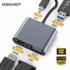4K Type C To HDMI-compatible USB C 3.0 VGA PD Adapter Dock Hub for Macbook Samsung S20 Dex for Huawei Xiaomi