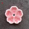 2pcs Ceramic Cherry Blossom Incense Burner Home Decor Incense Stick Holder Aromatherapy Office Teahouse Living Room Ornament