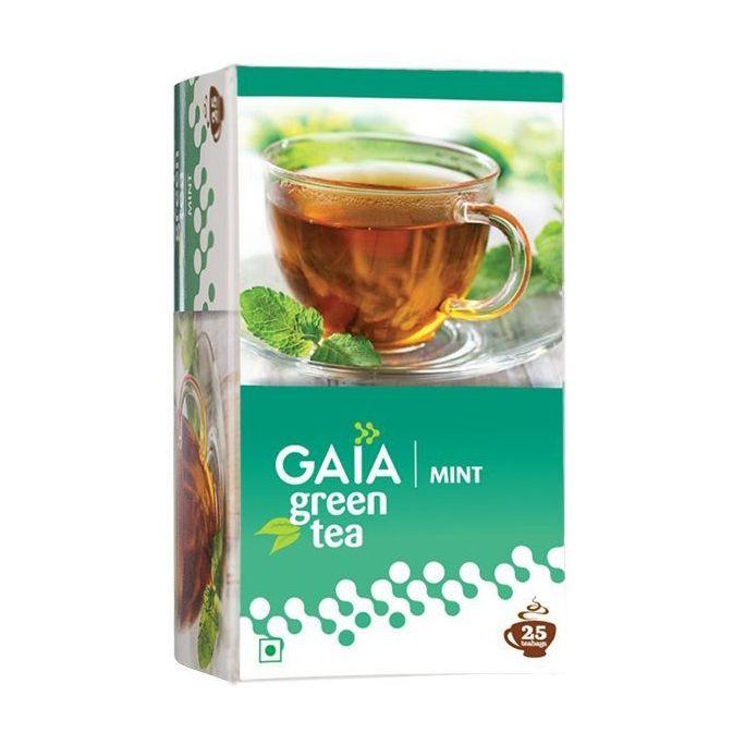 Green Tea with Mint (25 Pak, 2 G), Green Tea Mint, Gaia