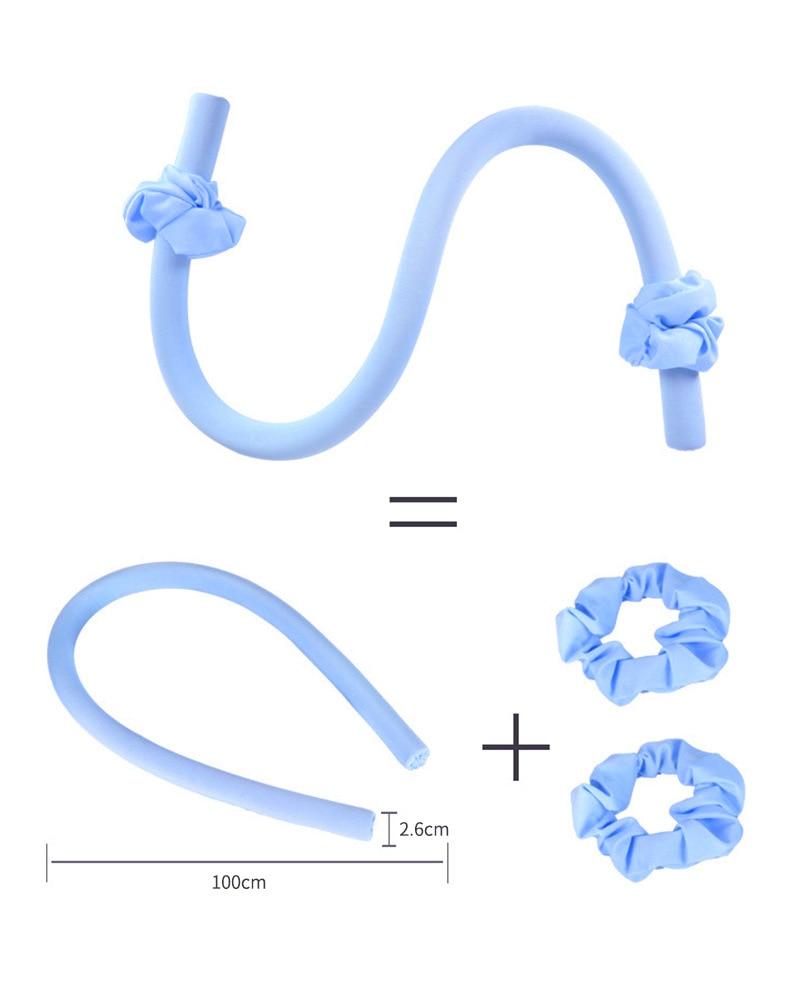 Hair Products Heatless Curling Rod Headband No Heat Silk Curls Ribbon Hair Rollers Sleeping Soft Headband Lazy Hair Accessoire