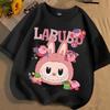Hot New LABUBU Cartoon 3D Print Kids T Shirts Boy Girls Cool Short-Sleeved Child Clothing
