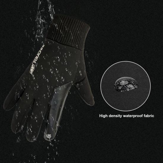 1 Pair USB Heated Cycling Gloves Warm Touchscreen Anti-slip Waterproof Cold Weather Winter Men Women Outdoor Motorcycle Electric Heating Gloves