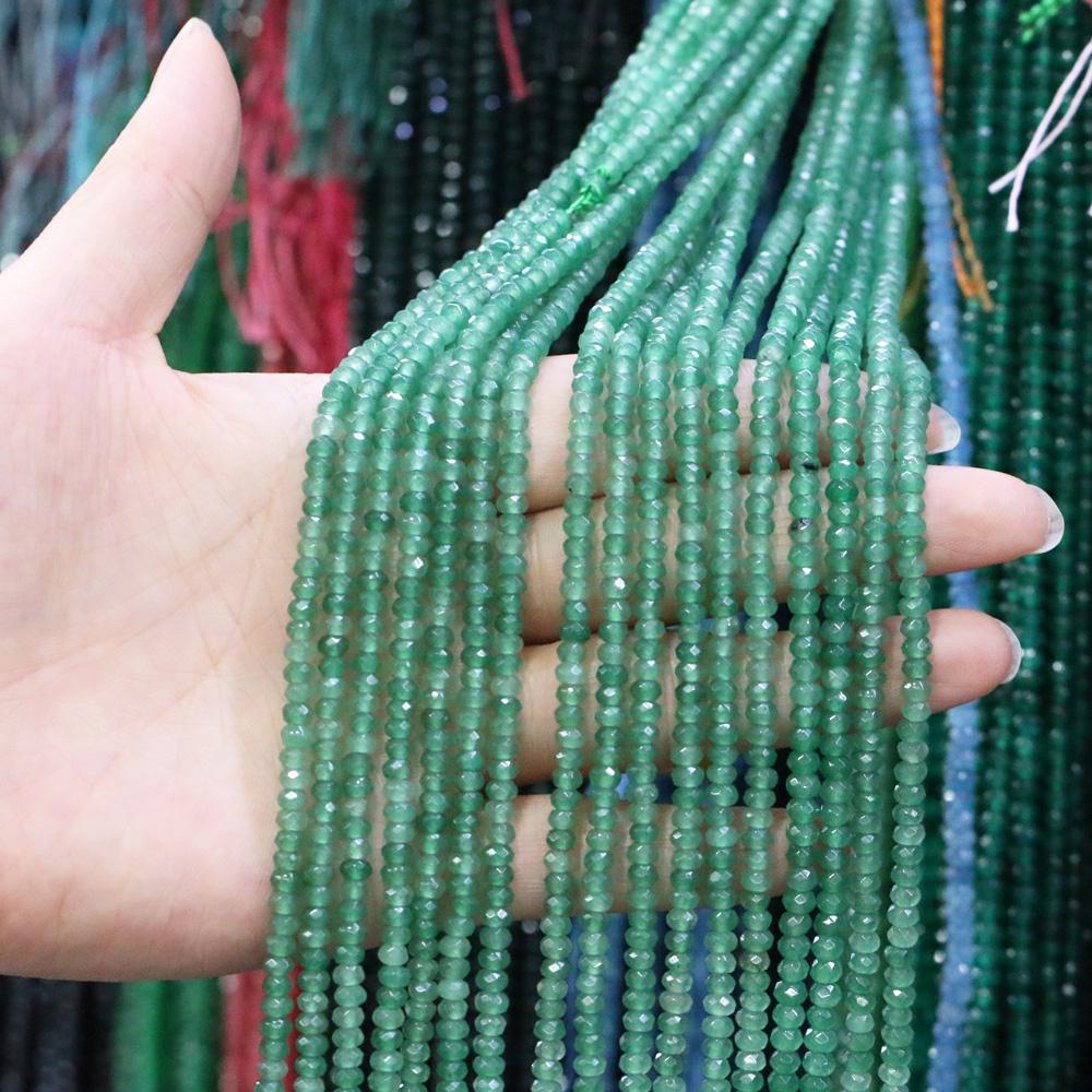 Natural Stone Bead Spinel Faceted Beads 2 X 4 Mm for Jewelry Making DIY Necklace Anklet Bracelet Accessory