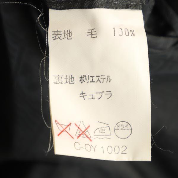 Lanvin Wool Glen Check Tailored Jacket Gray Men's Used