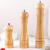 Oak Wood Manual Pepper Grinder - Pepper Mill and Seasoning Shaker Jar
