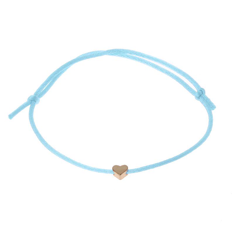 Lucky Каббала Сердце Очарование Плетение Красная Нить Любовь Браслет Дружба Ювелирные Изделия