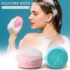 Silicone Body Brush, Exfoliating Bath Brush, Silicone Body Brush (can Carry Soap), Shower Massage Foam Bath Brush, Back Brush Shower (blue + Pink)