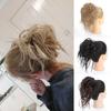 Synthetic Chignon Messy Scrunchies Elastic Band Hair Bun Straight Updo Hairpiece High Temperture Fiber Natural Fake Hair