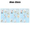 Static Cling Christmas Window Decals White Snowman Tree Design for Glass Door Holiday Home Office Decoration