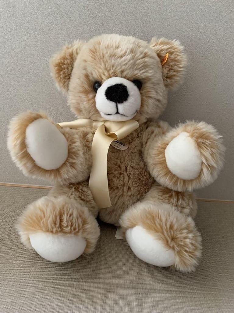 [USED] Steiff Bobbi Brown Chipped Teddy Bear, 40cm