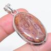 Natural Dolomite Gemstone 925 Sterling Silver Jewelry Pendant 2.09" E1f14