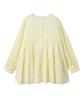 American Holic Casual Tiered Gathered Blouse for Yellow Women,
