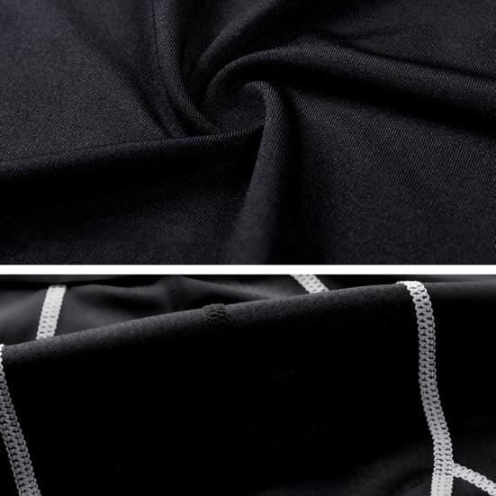 Men Full Zip Hoodie Quick-Dry Sweatshirt with Reflective Strip Zipper Sports Jacket Hoodie for Running Fitness Golfing