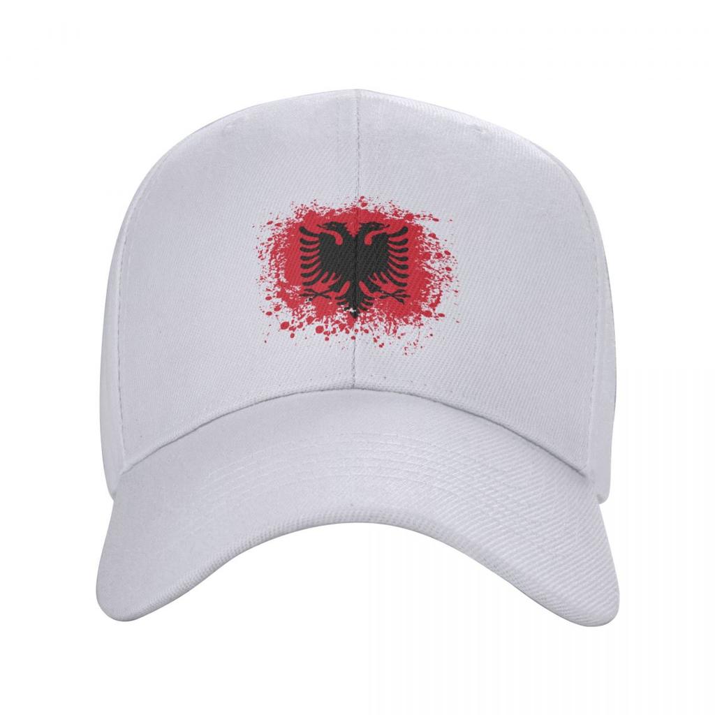 Retro Albania Flag Baseball Cap Women Unisex Personalized Adjustable Adult Albanian Eagle Dad Hat Spring Snapback Summer Hats