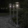 VidaXL Outdoor Floor Lamp Silver 100 Cm Stainless Steel, Outdoor Ground Lighting, Garden Ground Lighting, 4006351