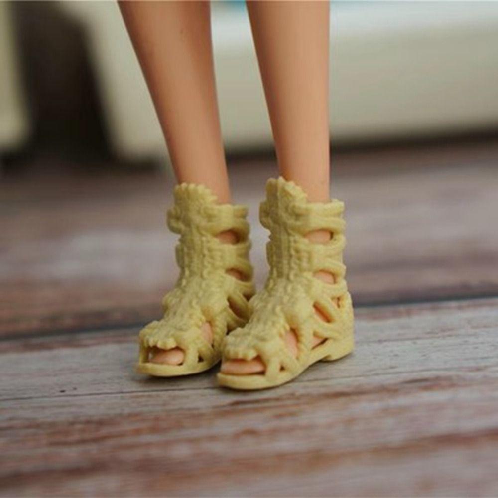 30cm 1/6 Doll Shoes Quality Doll Slippers New Figure Doll Sandals  Doll Accessories