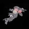 Delicate Nail Bead Sequines Embroidery Lace Patch Applique Sewing Supplies