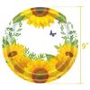 Одноразовая посуда для вечеринки в стиле «Подсолнух» Тарелки с подсолнухами Салфетки Скатерть для стола Принадлежности для вечеринки по случаю дня рождения в стиле «Подсолнух»