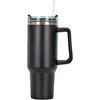 Vacuum Insulated Tumbler with Lid, Handle, and Straw. Double-walled, Large Capacity, Keeps Drinks Hot or Cold. Spill-proof, Stainless Steel, Wide-mout