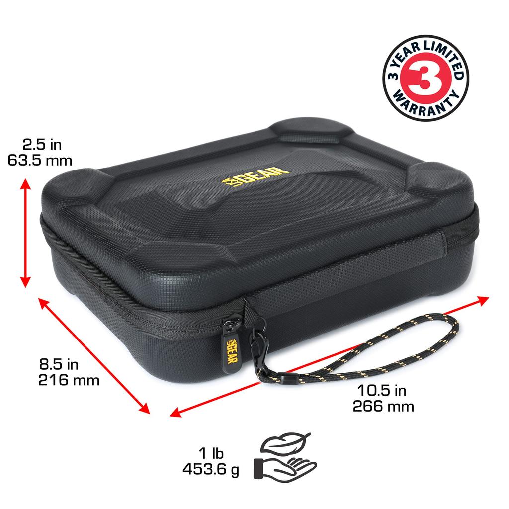 USA GEAR XL Shell Dart Case Dart Carrying Case for Darts Dart Tips Dart Shafts Dart Flights Other Dart Accessories Compatible with Soft Tip Darts and