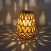 LED Lamps Rattan Hand-Woven Lanterns Woven Lanterns Solar Outdoor Patio Lights