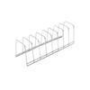 Multipurpose Plates Storage Rack Silver Bowls Plates Drainer Holder Dish Draining Rack  Kitchen