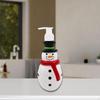 Christmas Soap Dispenser Refillable 350ml Portable Decoration Premium Practical Shampoo