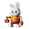 Electric Dancing Rabbit Toy with LED Light Music Toddlers Easter Bunny Walking Toy Boys