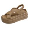 Platform Muffin Sandals Women's Small Fashion Summer New Comfortable Outside Wear Casual Sports Sandals Women's Fashion