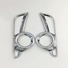 2PCS Front Fog Light Lamp Cover Trim Chrome For Toyota Highlander 2017 2018 2019