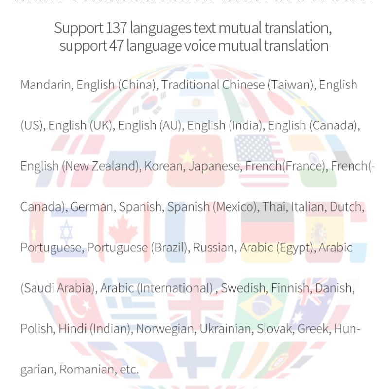 T10 Pro 138 Language Translator Smart Translator Offline In Real Time Smart Voice Translator Portable Traduttore Offline
