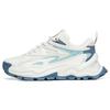 New Hot Cushioning Anti Slip And Wear Resistant Low Top Chunky Sneakers Women's White Blue 122148880R-7