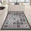 Waterproof Leather Kitchen Carpet, PVC Floor Mats, Plant Pattern, Anti-Slip Decorative Large Area Rug, Home Anti-Oil Rugs