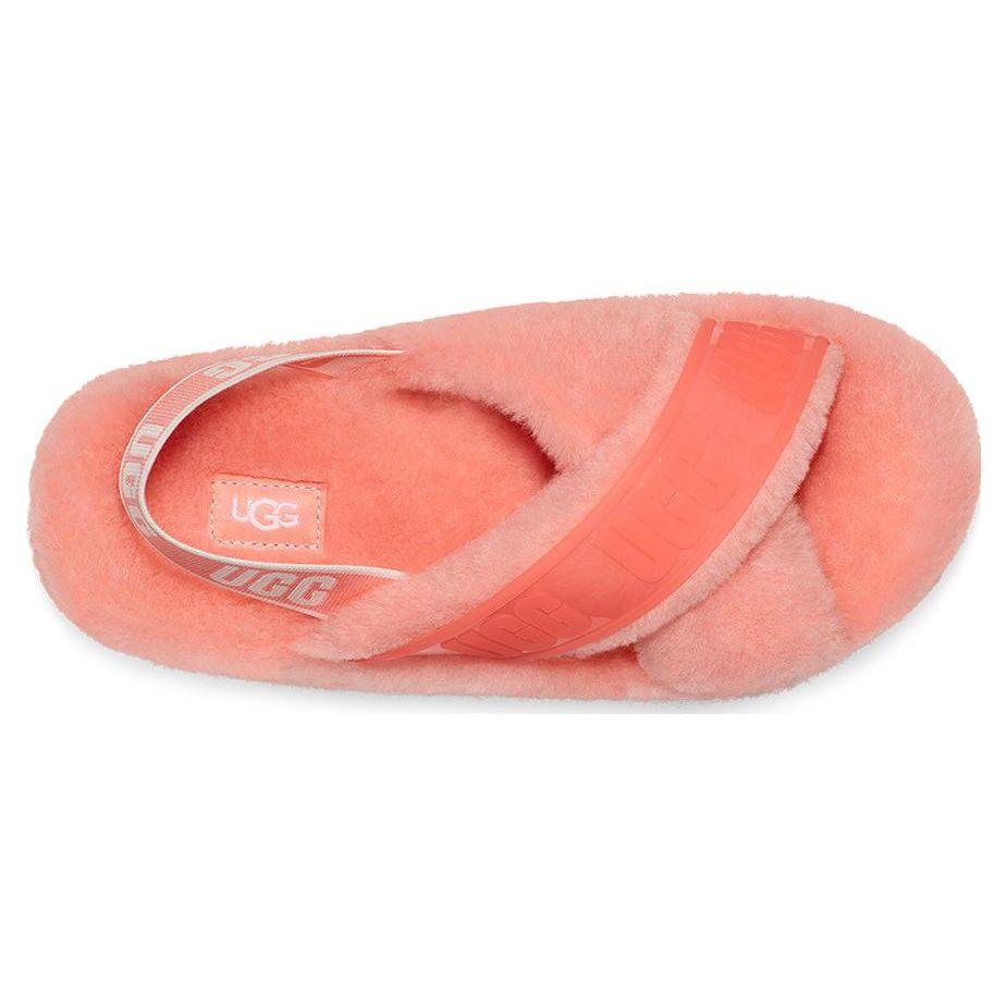 UGG Fuzz Sugar Leather Casual Comfortable Thick Sole Fashion Sandals Women Sandals Sea-Star-Pink 1135237-SHPN
