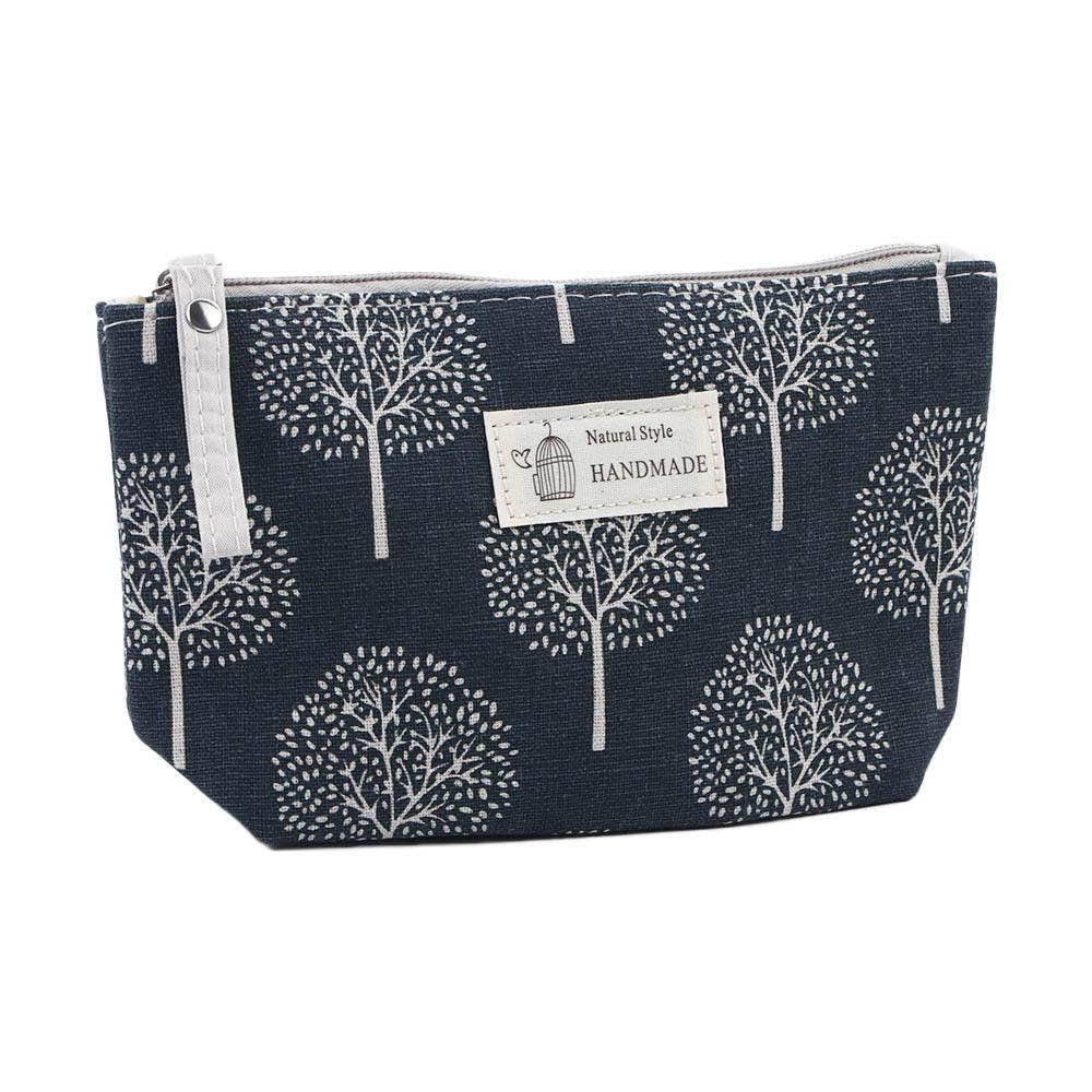 Cosmetic Bags Portable Canvas Animal Pattern Wash Pouch Multi-function Item Storage Bags