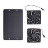 Dual Solar Fan Kit 12V 10W Monocrystalline Silicon Easy To Use Solar Panel Powered Fan for RV Car Boat