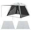 FIELDOOR Screen Tarp Screen Tent House Sun Shade X 285 Complete Shielding PU Coating Compact Assembly Dome Tent Tarp Tent Insect Repellent Mosquito
