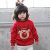 Toddler Baby Long Sleeve Print Christmas Deer Tops  Sweatshirt