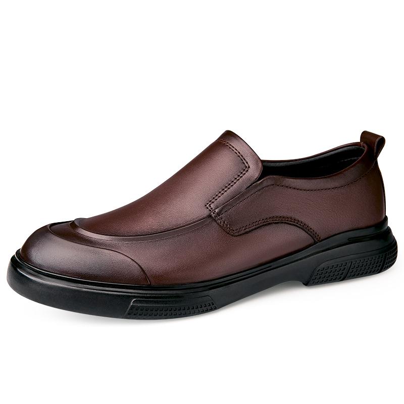 Genuine Leather Man Dress Shoes High Quality Oxfords Footwear Lace Up Mens Casual Business Shoes Luxury Brand Moccasins Loafers