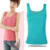 Sleeveless Sexy Vest Women Solid Color Thin Camisole Ladies Round Neck Summer Straps T-shirt