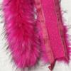 1M Fluffy Trim Imitation Raccoon Artificial Fur Stripe Decoration New Big Fur Collar