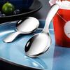 Stainless Steel Mini Spoon Short Handled Spoon Ice Cream Spoon Milk Powder Spoon for Kitchen Restaurant
