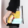 Clear Tote Bags PVC Beach Bag Women Shopping Handbag with Handles for Shoes Clothing Grils Gift