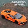 1:18 Lamborghini Revuelto Car Model Hybrid Simulation Super Sports Car Die-cast Vehicle Toy Die-cast Alloy Gift Collection Ornaments Boys Gift