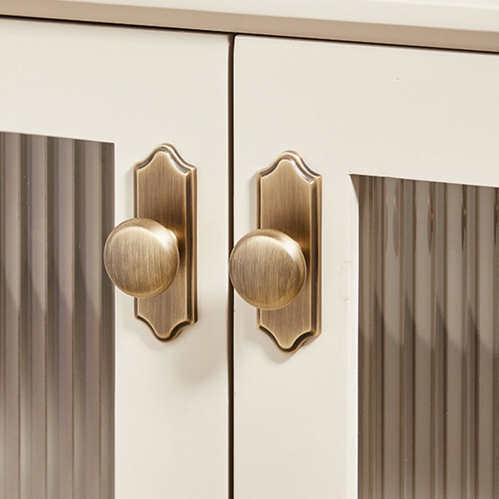 Gold Round Brass Cabinet Pull Nordic Cabinet Door Handle Wardrobe Pulls Drawer Cabinet