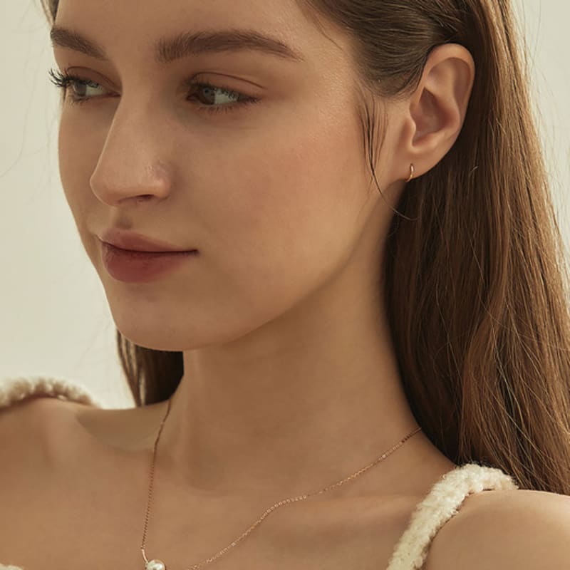 Own Essential Ring Earrings (S, M, L / 18k Gold)