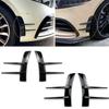 2Pcs Front Bumpers Lip Air Vent Trim Spoiler Canards Splitter For Benz A-Class A180 A200 A220 Car Styling Accessory