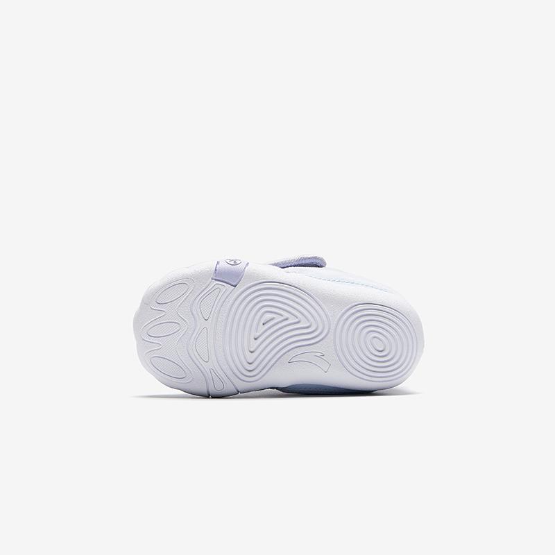 Anta Kids Mesh Comfortable Versatile Anti-Kick Wear-Resistant Low-Top Walking Shoes Baby Sneaker Light-Blue A22440063-2