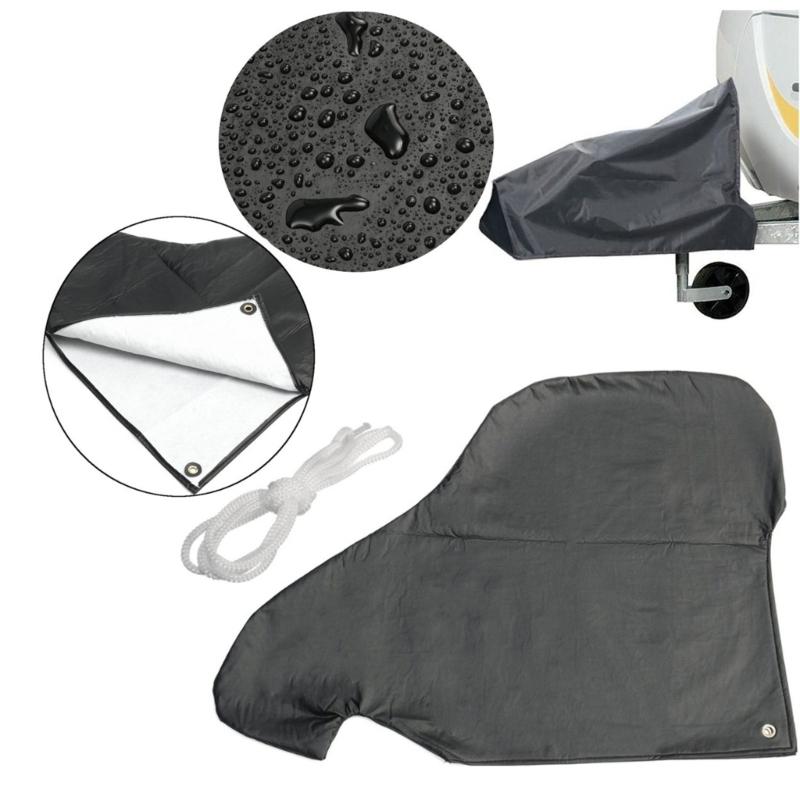 Drawbar Cover, Universal Drawbar Cover Weather Protections PVC Tow Bar Protective Cover for Caravans Motorhome Trailer