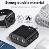 6 Port USB Charger PD 6 In 1 Fast Charging Mobile Phone Charger Adapter For Cellphone QC 3.0 Multi Ports Wall Charger US/EU Plug